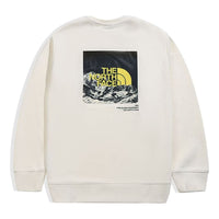 THE NORTH FACE Regrind Crew SS22 Logo Sweater 'White' NF0A5K1D-N3N