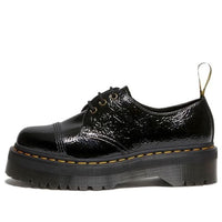 Dr. Martens 1461 Distressed Patent Leather Platform Shoes 'Black' 27716001