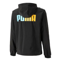 PUMA Full Sleeve Printed Hoodie 'Black' 678013-01