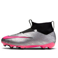 (GS) Nike Mercurial Superfly 9 Academy 25 MG 'Metallic Silver Shock Pink' FJ2032-060