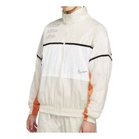 (WMNS) Nike Stand Collar Windbreaker Jacket Bone CU6390-072