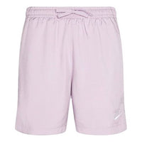Nike Casual Sports Lacing Breathable Shorts Purple AR2382-576