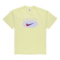 Nike x Pigalle Crossover Logo Printing Stripe Round Neck Short Sleeve Green CK2338-335
