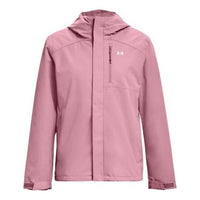 (WMNS) Under Armour Under Armor Autumn Three-in-One Woven Hooded Jacket 'Pink' 1371593-697