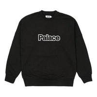 Palace FW21 Word Crew Sweater 'Black' P20CS016
