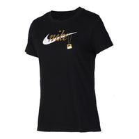 (WMNS) Nike Sportswear Round Neck Short Sleeve Black CJ7915-010
