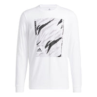 adidas Long-Sleeve Cotton T-Shirt 'Camo Linear' HE4788