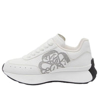 (WMNS) Alexander McQueen Sprint Runner 'White Black' 755637WIDN89089