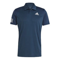adidas Club 3str Tennis Casual Sports Short Sleeve Polo Shirt Navy Blue GL5458