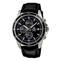 Men's CASIO EDIFICE Series Minimalistic Casual Watch Business Mens Black Analog EFR-526L-1AV