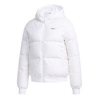 (WMNS) adidas neo Sporty Puffer Jacket 'Pure White' EI4407