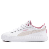(WMNS) PUMA Smash Platform Low 'White Pale Pink' 366487-08