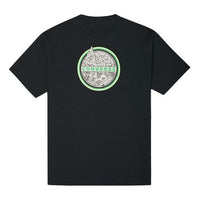 Men's Converse Logo Printing Round Neck Short Sleeve Black 10022786-A02