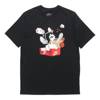 Nike AS Nike Sportswear NSW Tee Shoe Printing Short Sleeve Black CU6872-010