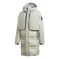adidas Outdoor Sports waterproof Reversible Down Jacket Gray FT2430