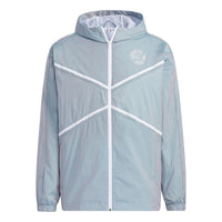 adidas neo M Hype Wb Q2 Casual Sports Hooded Jacket Blue GP5717