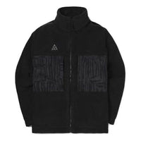 Men's Nike ACG Fleece Zipper Jacket Black BQ7198-010