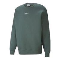 PUMA Small Logo Crew Neck Sweatshirt ' Green' 534365-68