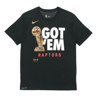 Nike Toronto Raptors Short Sleeve Black CW2688-010