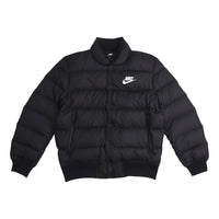 Nike Stay Warm Windproof Short Stand Collar Athleisure Casual Sports Down Jacket Black DC1292-010