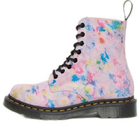 (WMNS) Dr. Martens 1460 Pascal Rainbow Suede Lace Up Boots 'Pink' 27245650