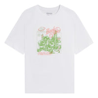 Li-Ning BadFive Plants Graphic Loose Fit T-shirt 'White' AHSS745-1