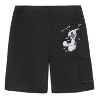 Li-Ning x Disney Graphic Print Shorts 'Black' AKSS431-2