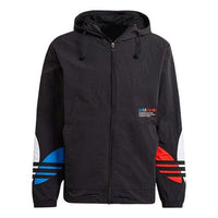 adidas originals MENS Tricol Windbreaker Sports Jacket Black GN3559