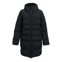 (WMNS) Under Armour ColdGear Infrared Long Down Jacket 'Black' 1364899-001