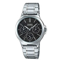 CASIO Waterproof Quartz Silver/ Black Analog LTP-V300D-1A