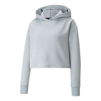 (WMNS) PUMA Studio Yoga Running Training Sports Hoodie Gray 520993-71