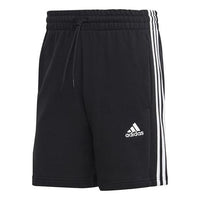adidas Essentials French Terry 3-Stripes Shorts 'Black' IC9435