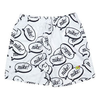 Nike As Men's Nike Sportswear Airmoji Short Sneeze Full Print Logo Sport TrainingShorts Men's White DA8785-100