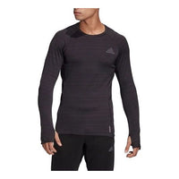 adidas Adi Runner Ls Logo Round Neck Long Sleeves Black GC6733