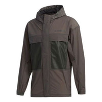 adidas Outdoor Casual Sports Hooded Jacket Brown FN0770