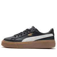 (WMNS) PUMA Basket Platform L 'Black' 394369-02