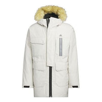 adidas Furry Down Parka 'White' IS0365
