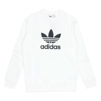 adidas originals Trefoil Warm-Up Crew Sweatshirt 'White' DV1544