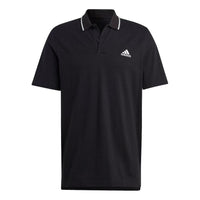 adidas Essentials Small Logo Polo Shirt 'Black' IC9314