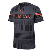 PUMA AC Milan 21/22 Prematch Jersey 'Black' 765053-04