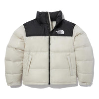 THE NORTH FACE FW22 Logo Nuptse Puffer Jacket 'Beige' NJ1DN60B
