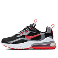 (GS) Nike Air Max 270 React 'Black Red Grey' BQ0103-019