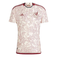 adidas Mexico 22 Away Authentic Soccer Jersey Asia Sizing 'Cream White Red' HD9313