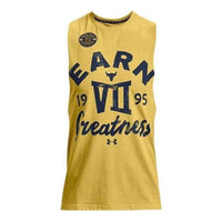 Under Armour Project Rock Earn Greatness Tank 'Yellow' 1370478-760