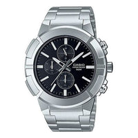 CASIO Male DRESS Japan / South Korea Fashion Sports Silver Analog MTP-E501D-1AV