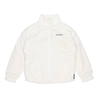 Converse Loose Stand Collar Stay Warm logo Jacket Asia Sizing 'White' 10023526-A02