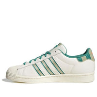 adidas Originals Superstar Shoes 'Cream White Green Gold' IE2931