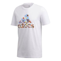 adidas Pattern Logo Short Sleeve White FN1746