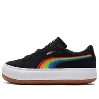 (WMNS) PUMA Suede Mayu 'Rainbow - Black' 387239-01