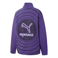 (WMNS) PUMA x PRONOUNCE Half-zip Logo SweatshirtPurple 534040-74